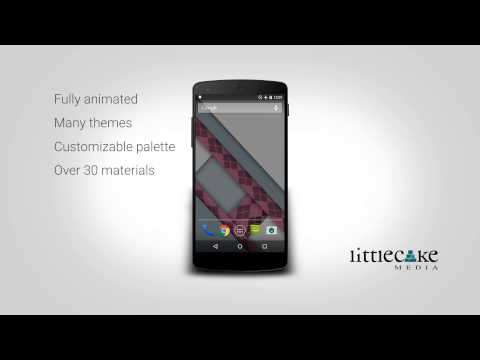 Material Design Live Wallpaper Video