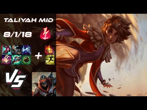 MID Taliyah vs Zed - EU Challenger Patch 25.24