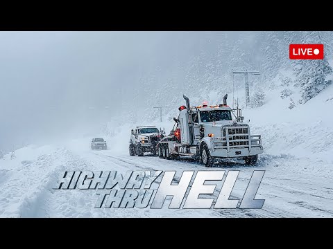 Brutal Winter Rescues on the Edge: Extreme Highway Recoveries LIVE