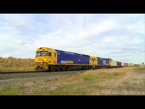 7901V Mildura Container Train - PoathTV Australian Trains & Railways