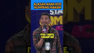 Download lagu Alasan Anak Kos Numpang Makan - -Standup Comedy OKI dari PALU #shorts mp3