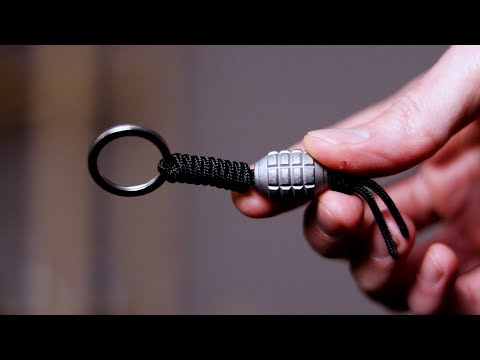 Microtech Frag Grenade Bead Apocalyptic Lanyard Keychain For Sale