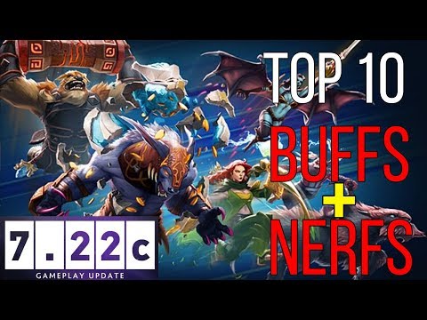 Top 10 biggest winners and losers of patch 7.22c (nerfs and buffs)