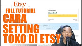 Cara Setting Toko di Etsy - Panduan Lengkap Etsy untuk Pemula