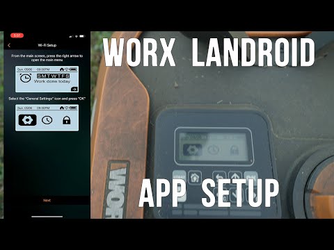 Initial Worx Landroid App Setup