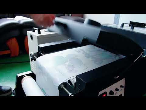 The whole process of C31 XP600+shaker from printing to transfering #dtfprinting #dtf #dtfshaker