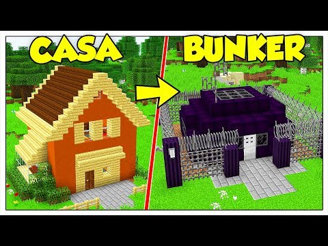 TRASFORMIAMO LA MIA CASA IN BUNKER INDISTRUTTIBILE! - Minecraft ITA