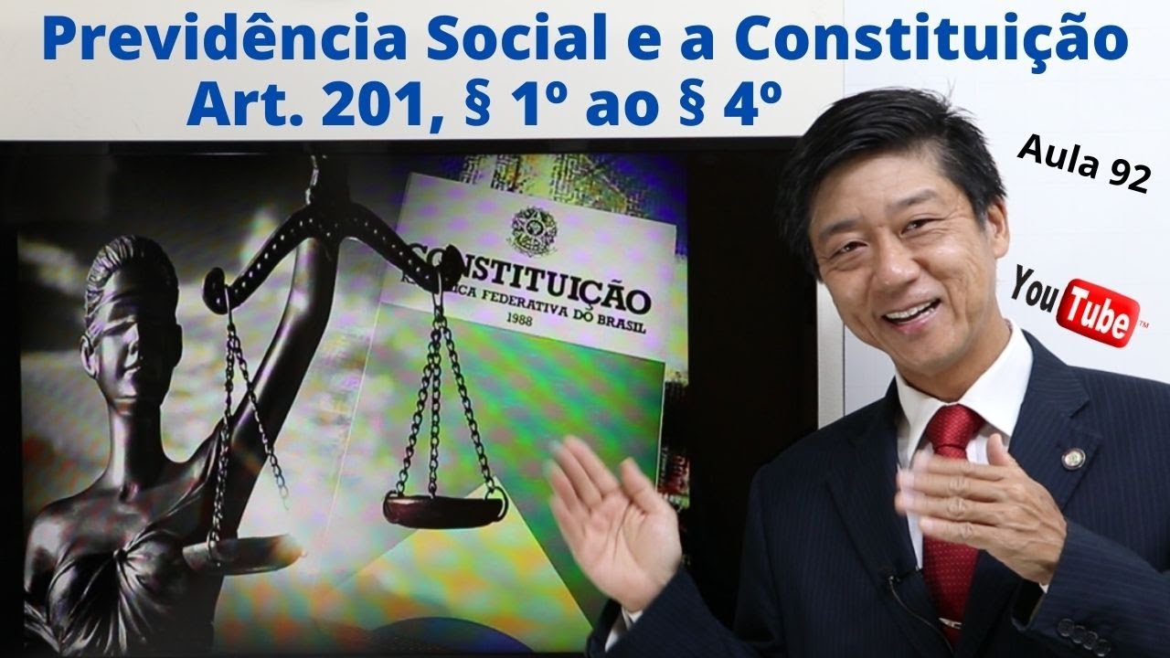 Previdência Social na Constituição Federal -  Aula 92 - Eduardo Tanaka - Direito Previdenciário