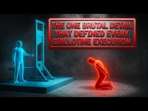 The One Brutal Detail That Defined Every Guillotine Execution