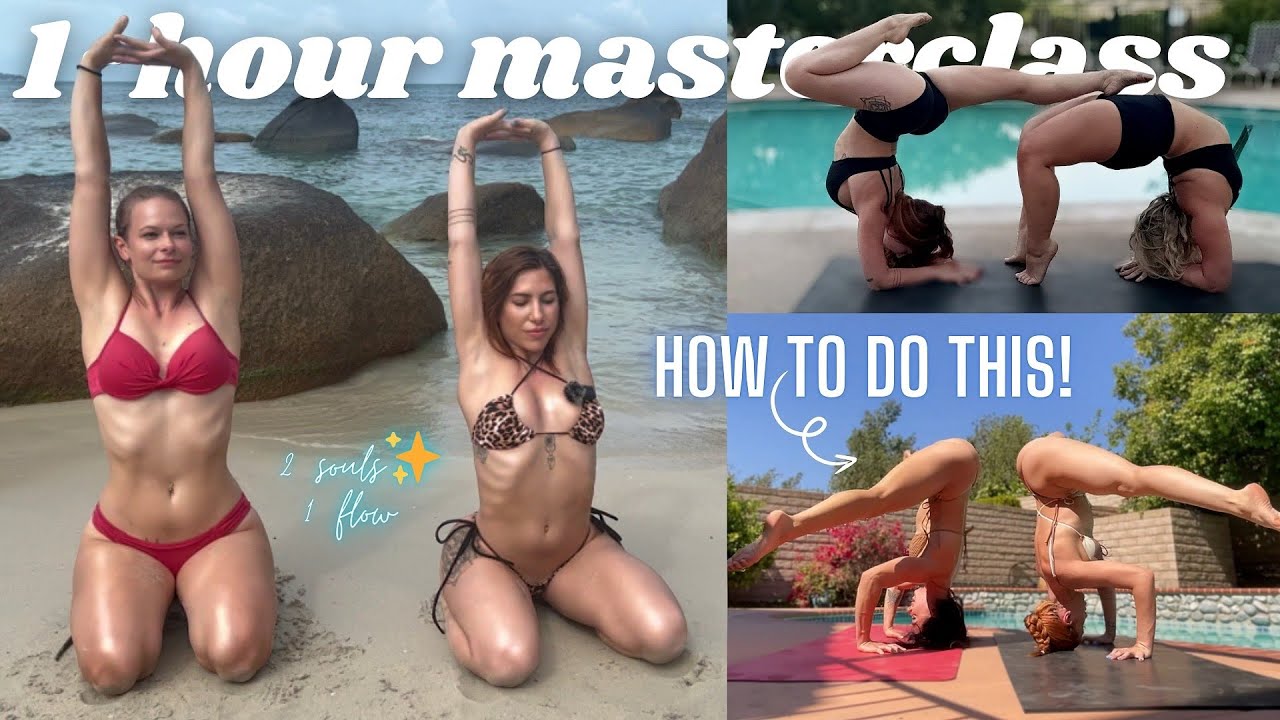 ✨ 1 HOUR FOREARM & HANDSTAND MASTERCLASS — 4 TUTORIALS AROUND THE WORLD 🌍✨ (Two Souls One Flow)