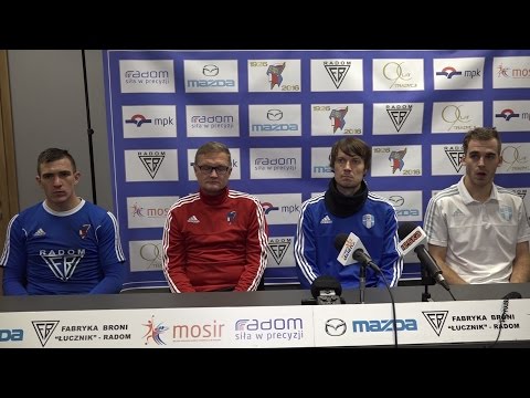 Konferencja prasowa po meczu Broń Radom - MKS Piaseczno