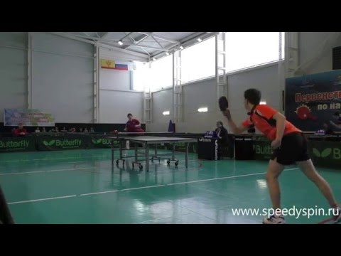 Russian Junior Table Tennis Championship 2016.Mens finale.Ivonin-Tutrumov. FHD.