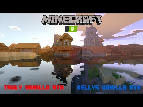 Truly Vanilla RTX and Kelly's Vanilla RTX - Minecraft texture pack comparison