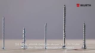 En skrue er ikke bare en skrue! Bruk riktig skrue | Würth Norge