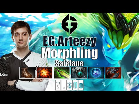 Morphling Safelane | EG.Arteezy | IMBA RTZ GOD SHOTGUN MORPHLING | 7.30e Gameplay Highlights