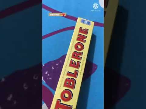 Crunchy Almond Toblerone Chocolate Bar Love It ❤️ #shorts #shortvideo