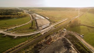 Budowa trasy S19 (październik 2020)