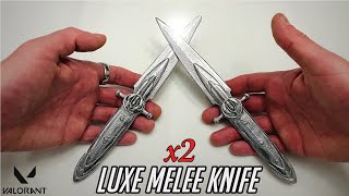 Making The LUXE MELEE Knife From Valorant - Metal Casting Awesome Weapons