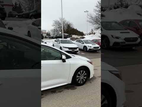 2023 Toyota Corolla Hybrid LE CVT in White for sale at Forbes Waterloo Toyota in Waterloo, ON