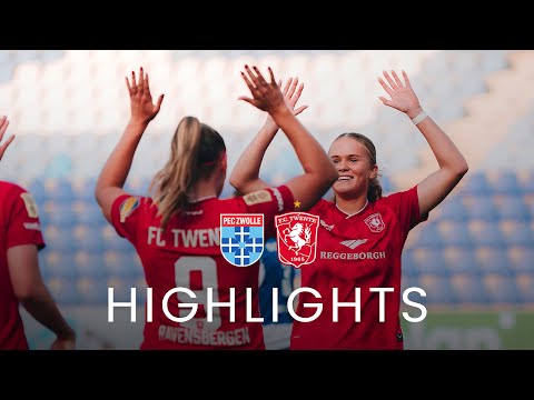 Uiteindelijke 1-4 winst in stroeve wedstrijd | PEC Zwolle - FC Twente (2025-09-28) | Highlights