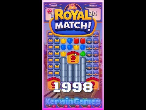 Royal Match Level 1998 - No Boosters Gameplay