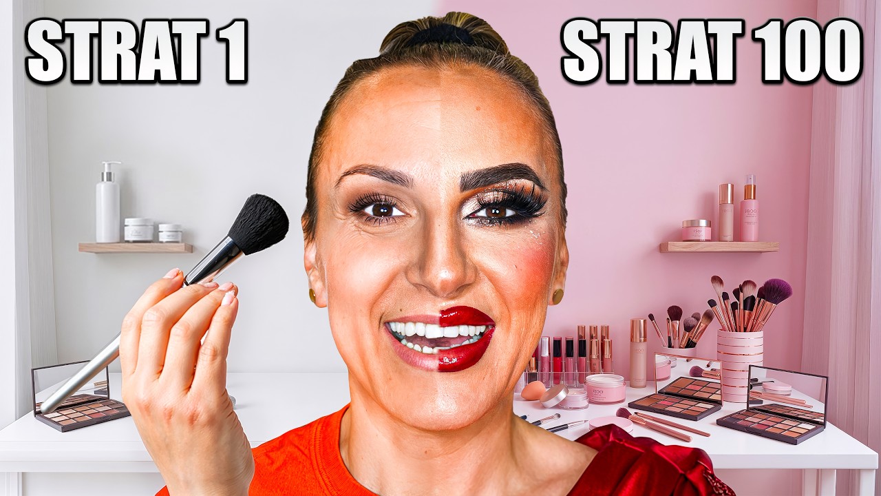 1 Layer vs 100 Layers of Makeup!