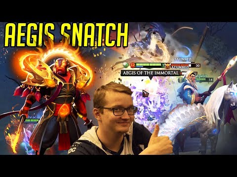 Aegis Snatch and Complimenting Matu - Gorgc Matu Synderen in Dota 2 Game