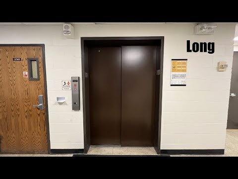 Slow Long Hydraulic Elevator at McMillen Lab - WU - St. Louis, MO