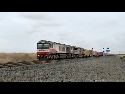 SCT / SBR 7922V Containers From Dooen To Melbourne - PoathTV Australian Trains & Railways