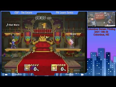 CSP The Encore! - Unspecial (Fox) vs dansdaman (Zero Suit Samus) - Loser's Semis - Project M