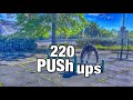220 Push-ups under 10min | Calisthenics Endurance Training