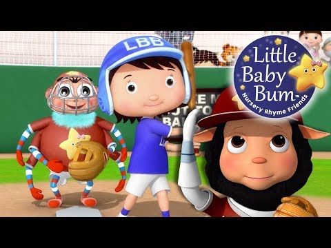 Take Me Out to The Ball Game | Nursery Rhymes for Babies by LittleBabyBum - ABCs and 123s