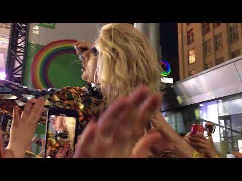 Brooke Lynn Hytes Crowd Surfing Toronto Pride Drag Ball June 22, 2019