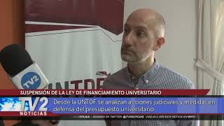 RECTORES RECHAZAN LA SUSPENSIÓN DE LA LEY DE FINANCIAMIENTO UNIVERSITARIO