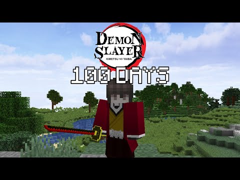 I Played Minecraft Demon Slayer As Yoriichi For 100 DAYS...