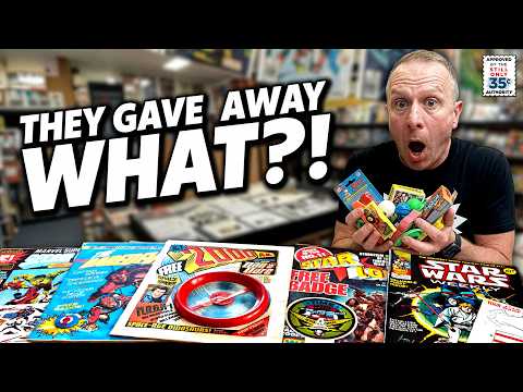 I Found Rare UK Comic Freebies Worth Thousands Hidden In Old Collections