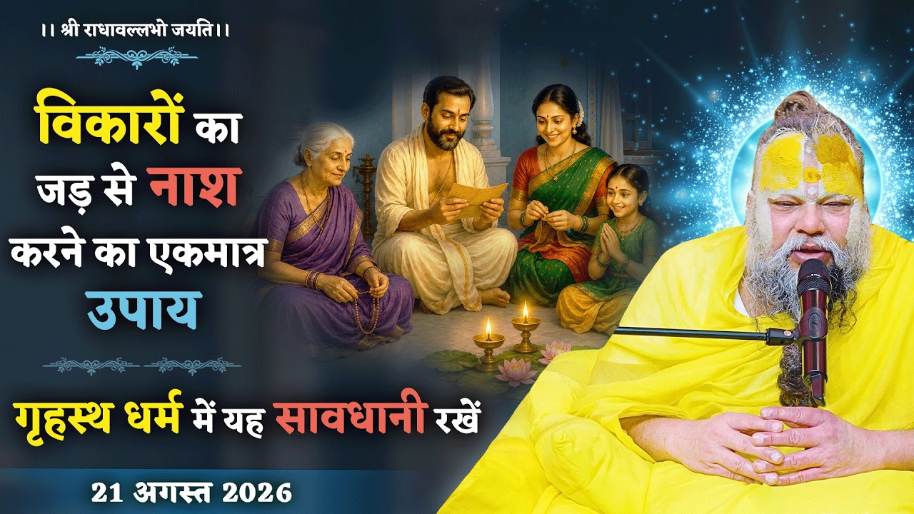विकारों का जड़ से नाश करने का एकमात्र उपाय / गृहस्थ धर?