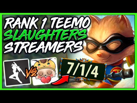 #1 TEEMO WORLD NOT EVEN PROS CAN DEFEAT MY TEEMO (HIGH-ELO STAND OFF) - League of Legends