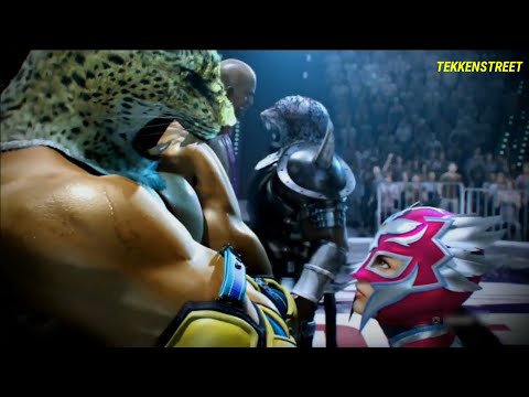 tekken tag tournament 2 cinematic FIGHT (KING /MARDUK) VS (JULIA/ARMOR KING)