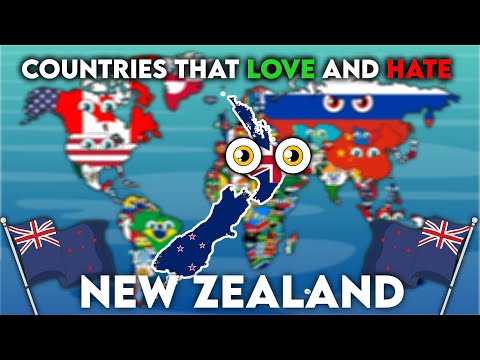 All Countries that love and hate New Zealand 🇳🇿