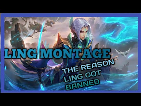 LING MONTAGE | REASON WHY LING ALWAYS GOT BAN | MOBILE LEGENDS: BANG BANG