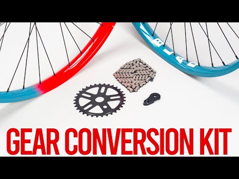 BOMMA 29 single speed bike converted to gears