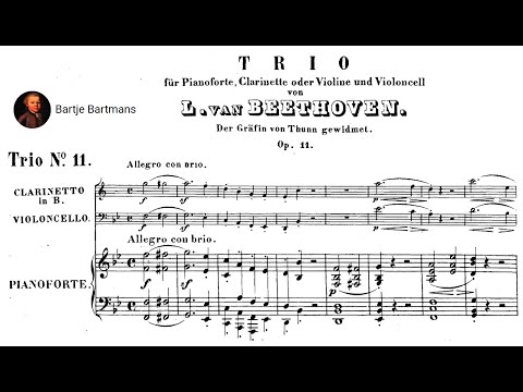 Beethoven - Piano Trio No. 4, Op, 11 "Gassenhauer" (1797)