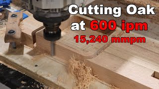 Simple Oak Tray Cut  In Depth Look at CNC Router M
