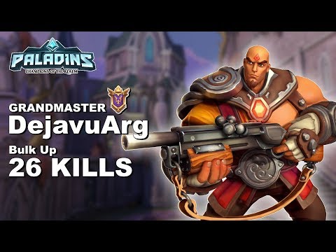 DejavuArg Buck 26 KILLS!! Paladins GM (TOP 15) Ranked Gameplay 1440p High Quality Video