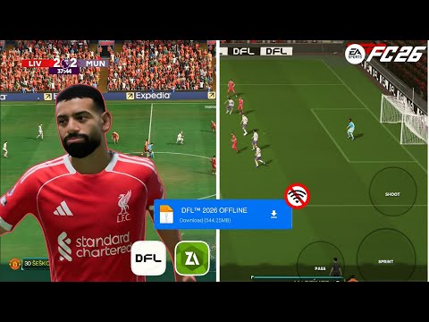 DFL 26 match action showing players in stadium