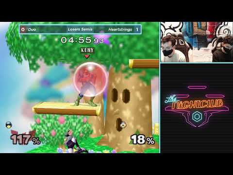 The Nightclub S2E8: Duo (Falcon) vs Heartstrings (Sheik) - Losers Semis SSBM