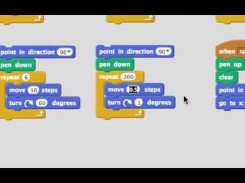 不同大小的圓圈。Scratch編程2.0 (Circles of Different Sizes: Programming in Scratch 2.0)