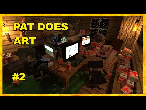 Popularmmos draws a ... werecat