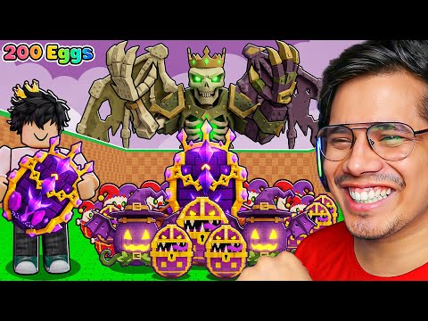 I BOUGHT 200 HALLOWEEN EGGS IN STEAL AN EGG ROBLOX 😱 | Giveaway 